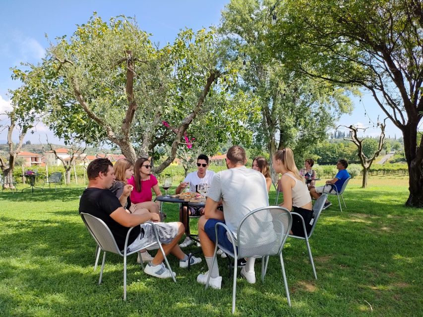 Lazise: Wine Tasting with Charcuterie and Cheese Board - Charcuterie, cheese, bread, and bruschetta with farm vegetables