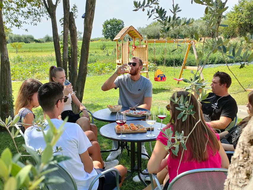 Lazise: Wine Tasting with Charcuterie and Cheese Board - Your three-wine lineup: rosé, green-apple white, and local red