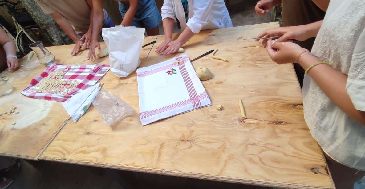 Lecce: Pasta Making Class in 1400s-Era Courtyard with Wine - A 1400s courtyard pasta class, right in the Lecce museum center