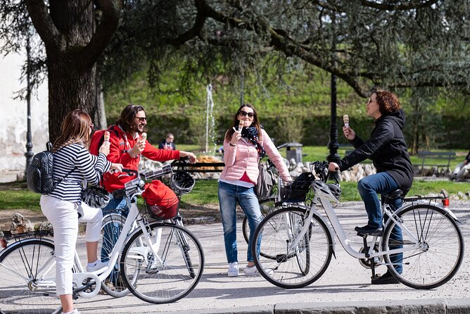 Lucca Bikes and Bites with food tastings for Small Groups or Private - Piazza Napoleone and the gelato finish (plus the winter swap)