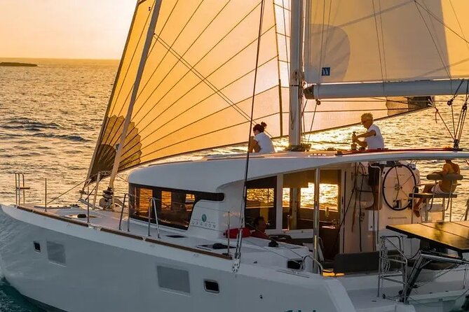 Luxury Catamaran in the Maddalena Archipelago from PALAU - Isola di Santa Maria: coves and the Manto della Madonna