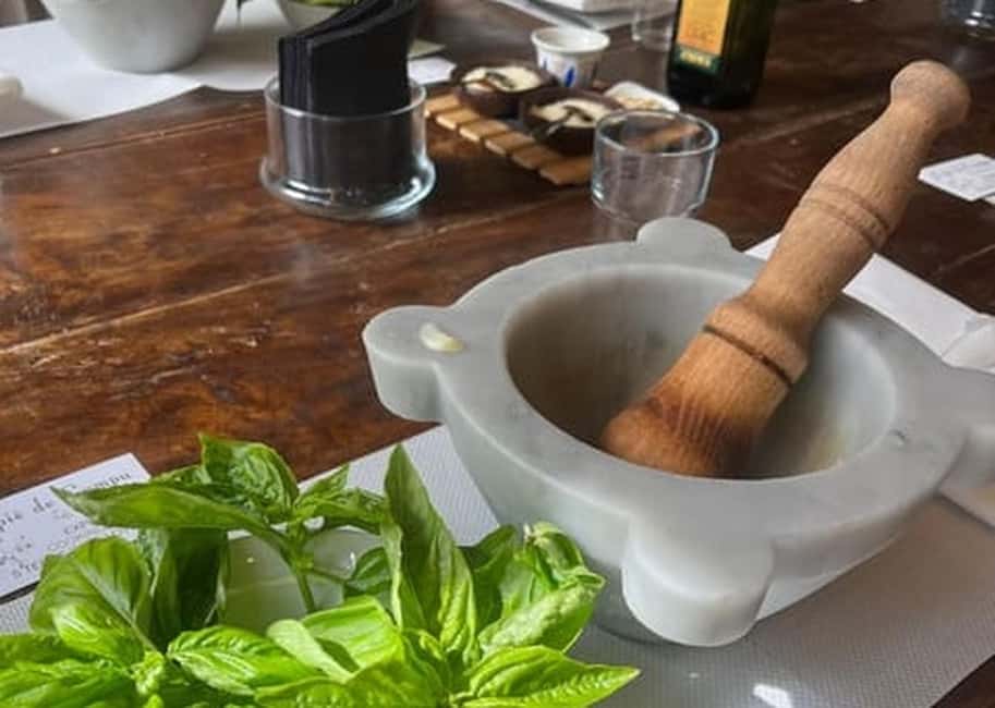 Manarola: Authentic Pesto Making Class at Cinque Terre - Where to Meet in Manarola: Church Square to Laboratorio A Pié de Campu
