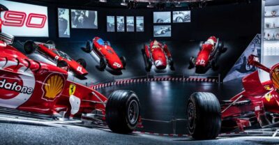 Maranello: Ferrari Museum Entrance Ticket - First impressions inside the futuristic museum building