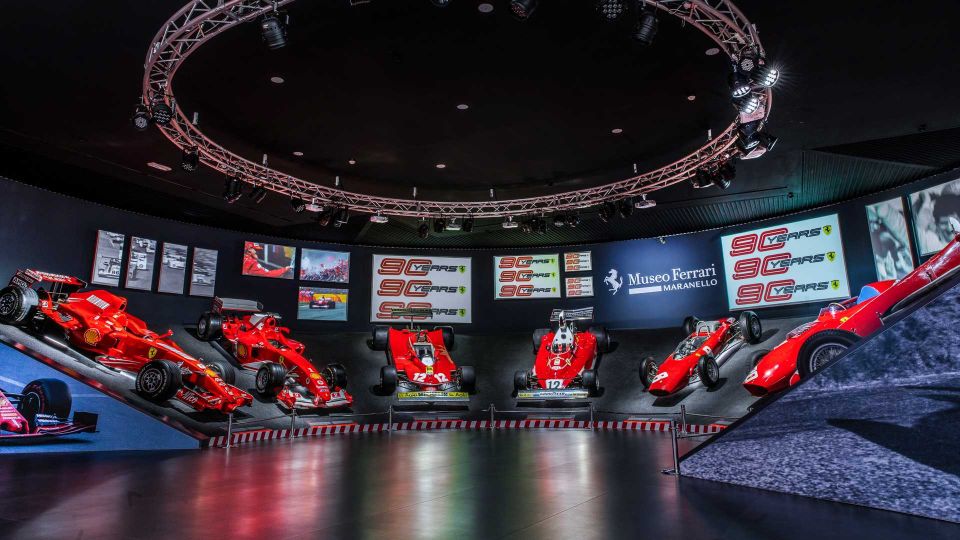 Maranello: Ferrari Museum Entrance Ticket - The Ferrari collection experience: read the signs, then look again