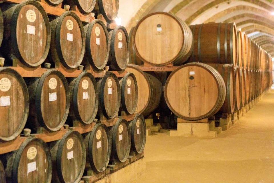 Marsala: Florio Winery Tour with Food-Paired Wine Tastings - Your tasting: 1 Florio wine plus 2 Marsala wines