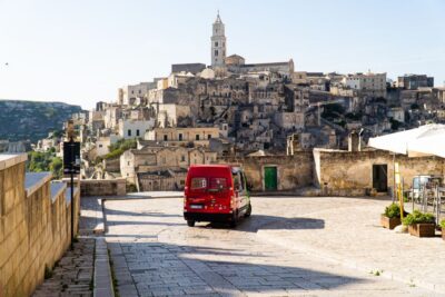 Matera: Open Top Bus Tour with Entrance to Casa Grotta - Getting oriented at Castello Tramontano