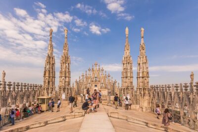 Milan Duomo Rooftop Terrace Guided Tour - Terrazze del Duomo: Elevator lift, 3,400 statues, and the highest point
