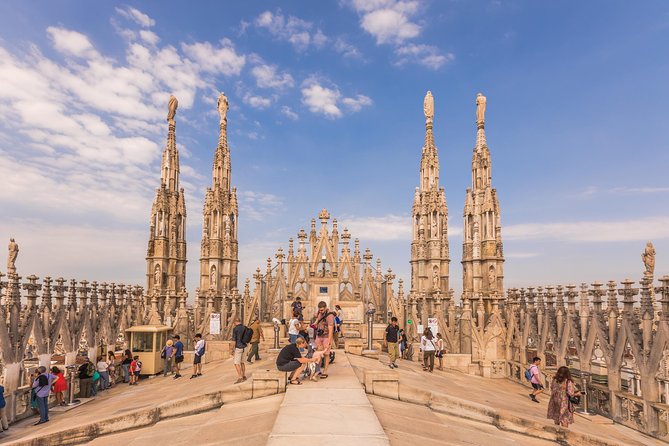 Milan Duomo Rooftop Terrace Guided Tour - Terrazze del Duomo: Elevator lift, 3,400 statues, and the highest point