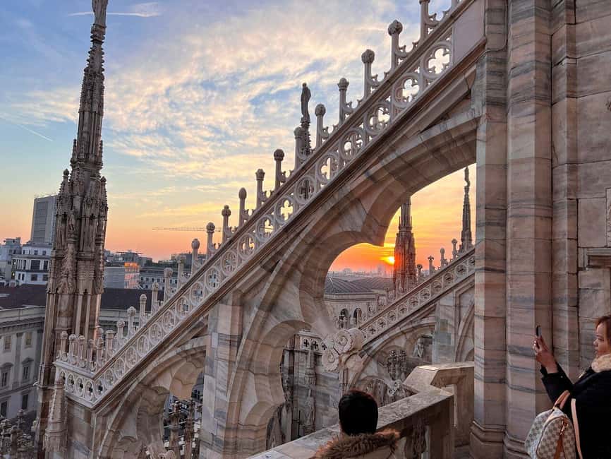 Milan Duomo Rooftops Tour + Optional Hop-on-Hop-off ticket - Milan’s Duomo Rooftops Tour: what you actually get for 1 hour
