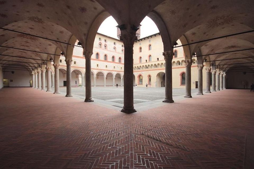 Milan: Duomo, Sforza Castle, and Pieta Guided Tour - Sforza Castle gardens and castle entry: more than a fortress façade