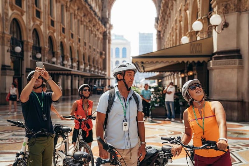 Milan: Highlights and Hidden Gems E-Bike Tour - Sempione Park and Vittorio Emanuele Gallery: Classic Stroll Energy, Faster