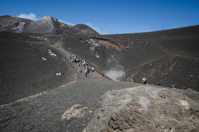 Mount Etna and Alcantara Gorges from Taormina - Etna at Rifugio Sapienza: hiking time, cold wind, and optional crater entries