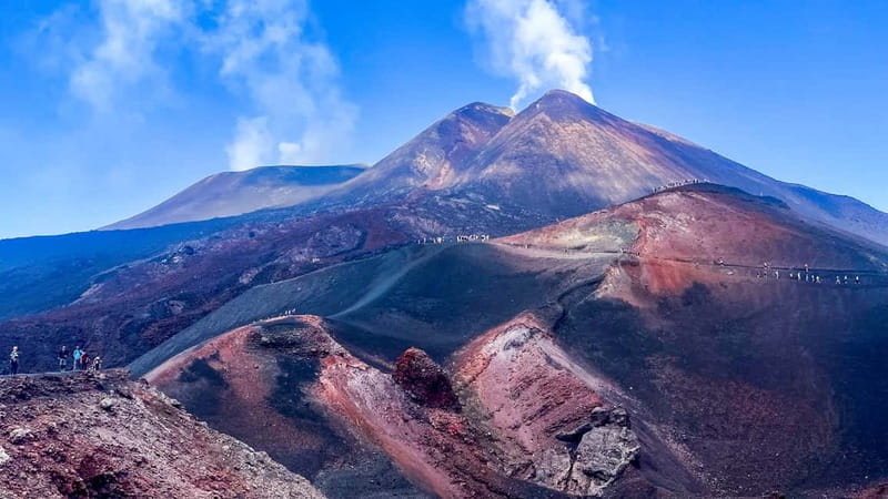 Mount Etna: Trek to 3000m with cable car and jeep - The hike at 3,000m: summit craters, Barbagallo, black sand and crater stops