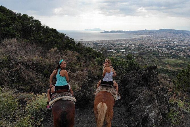 Mount Vesuvius Guided Horse Riding Tour with Sample Wine - Homemade wine and snacks after the ride