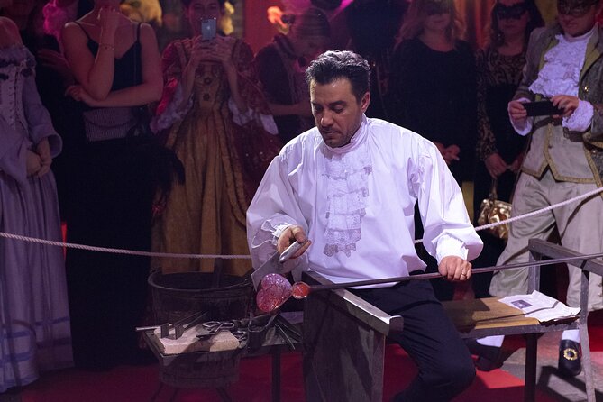 Murano Glass Blowing Demonstration - The Glass Cathedral - Small Group Size: Why Up to 30 People Feels Better