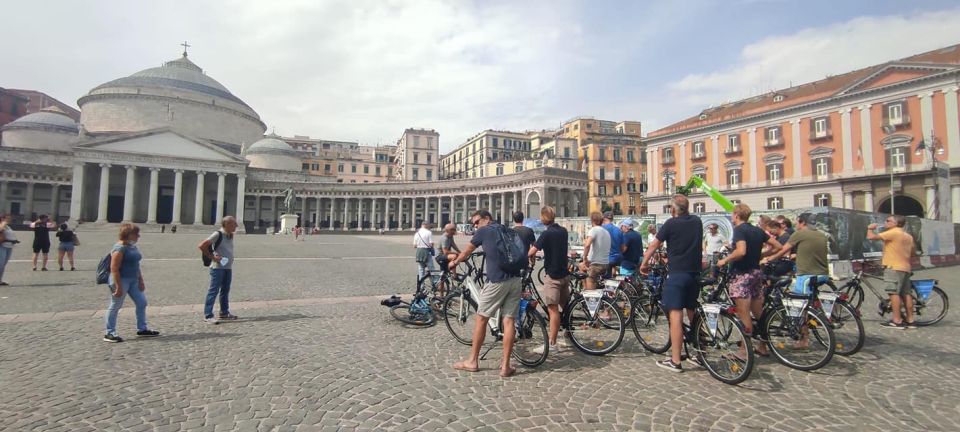 Naples: City Highlights Guided Bike Tour - Piazza del Plebiscito and Royal Palace: When Naples Goes Grand