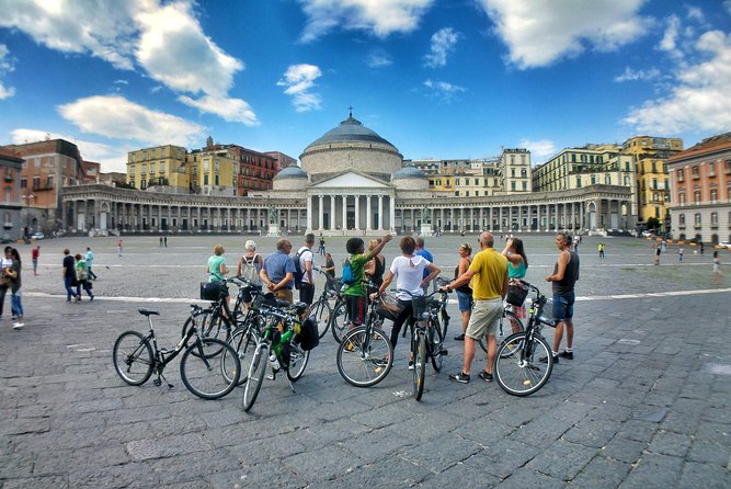 Naples Guided Tour by Bike - Piazza del Gesù Nuovo: a church break that fits the route