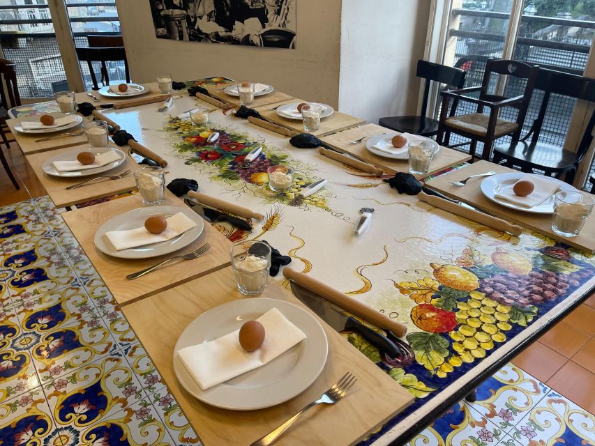 Naples: Pasta Cooking Class with Tiramisù and a Drink - The meal you eat: bruschetta, your pasta, and a drink