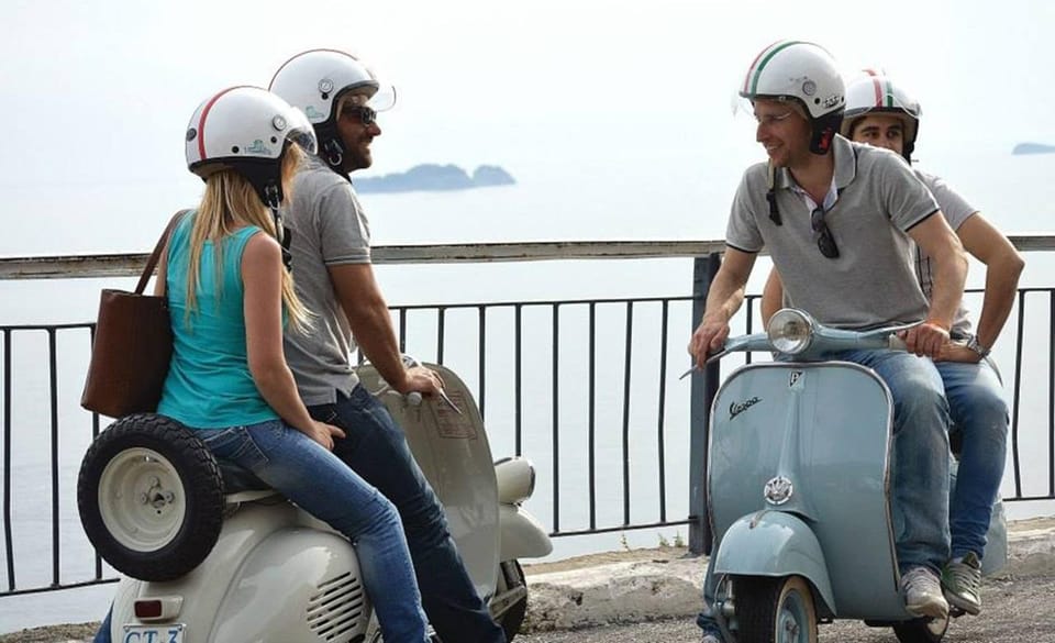 Naples/Sorrento/Positano: Private Amalfi Coast Tour by Vespa - Picking up in Naples, Sorrento, or Positano changes the day
