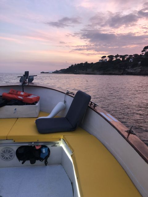 Napoli: Myths & Legends Cruise with Snorkeling - Villa Lauro and the private beach with mineral water