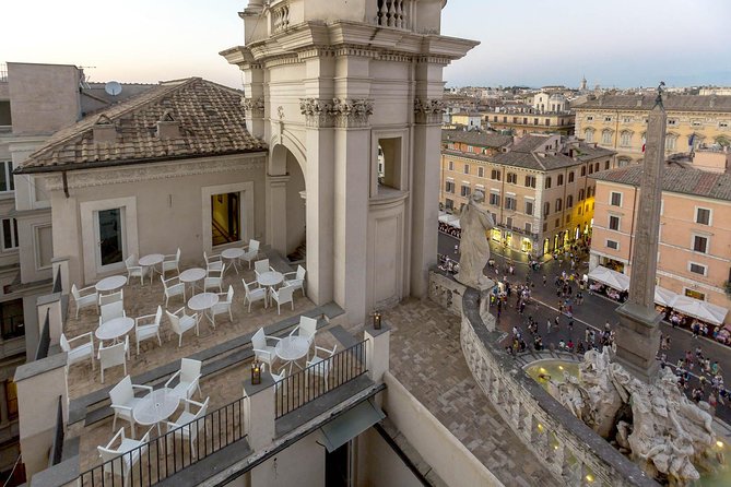 Open Air Opera Concert with Terrace aperitivo over Navona square - The terrace aperitivo: drinks plus Italian snack plates