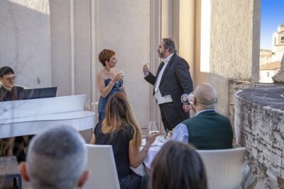 Open Air Opera Concert with Terrace aperitivo over Navona square - Terrazza Borromini: the view and the show you’re paying for