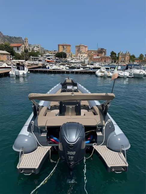 Palermo: Boat Tour to Mondello - Isola delle Femmine + drink - Aperitif on board: snacks, music, and time to just chill