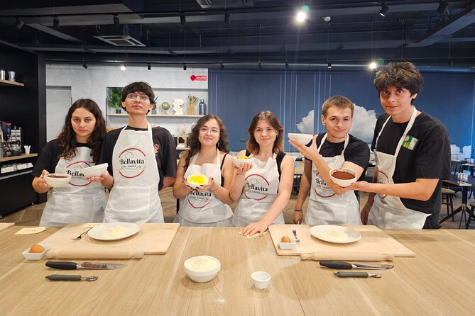 Pasta Fettuccine, Ravioli and Tiramisu MasterClass - The Chef’s Demo and Your Shared Meal