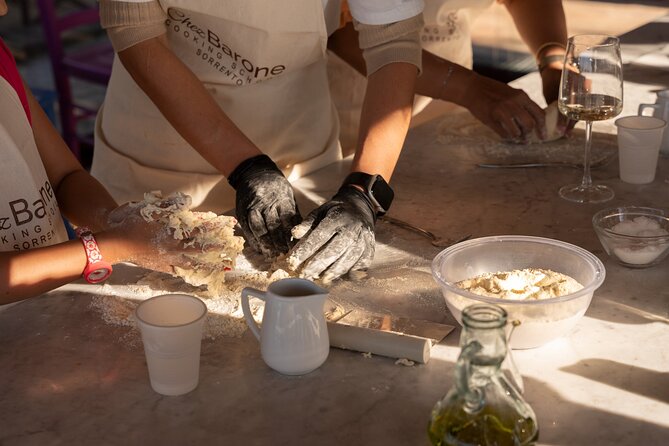 Pasta & Traditional Sorrento Cuisine with Pickup - 100% Hands On - Wine, Limoncello, and the Family-Style Table