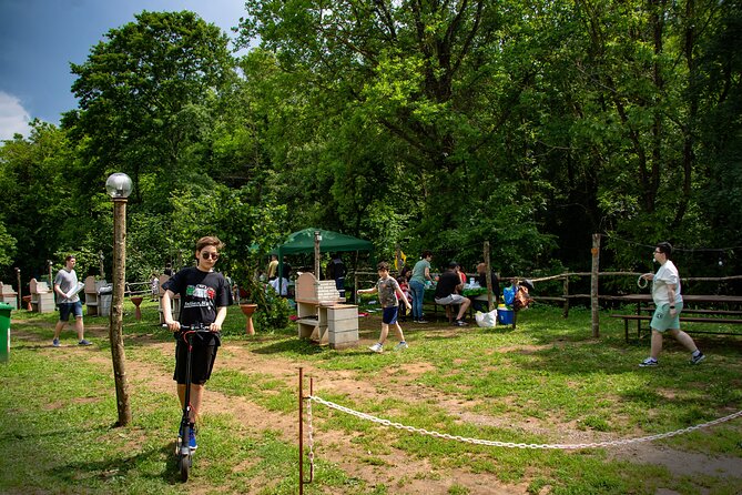 Picnic Area with Barbecue Equipment in Capranica (VT) - Casa Trialart in Capranica: what the day feels like