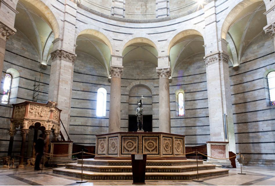 Pisa: Baptistery and Cathedral Ticket with Audio Guide - Inside Pisa Cathedral: Romanesque architecture at its most iconic