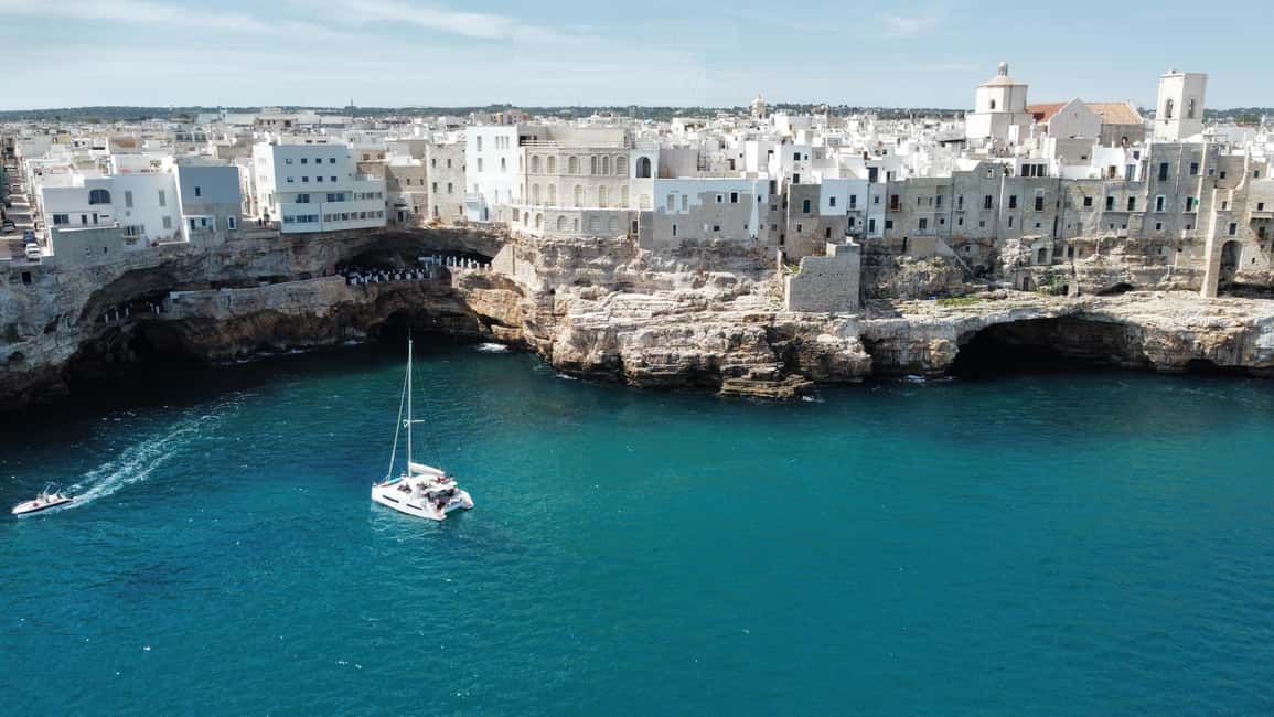 Polignano a Mare: Catamaran Tour with Aperitif & Local Food - Lama Monachile Beach: The Photo Stop That Explains Polignano’s Fame