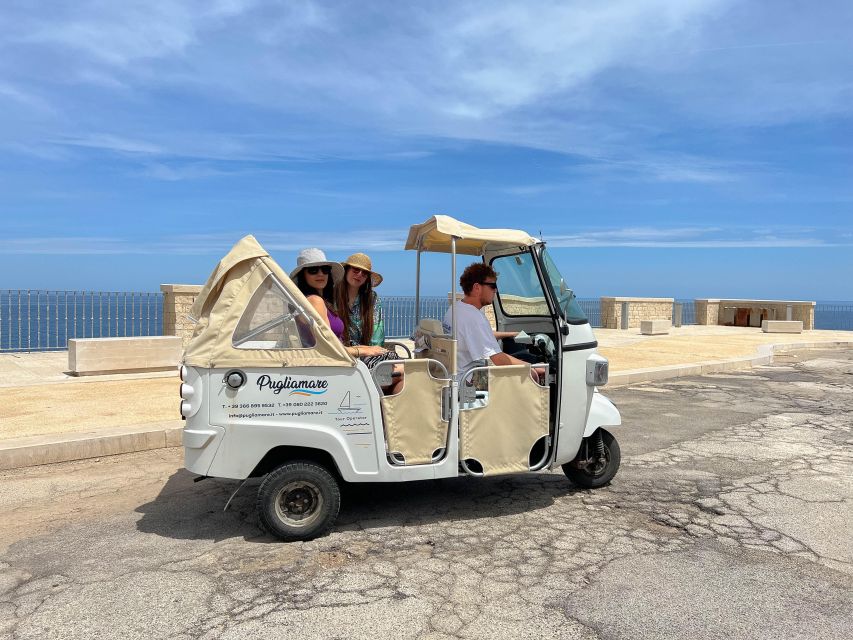 Polignano a Mare: Scenic Tuk-Tuk Tour Along the Coast - Polignano a Mare from the road: viewpoints and the old-town feel