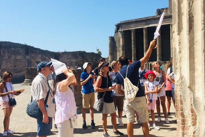 Pompeii and Herculaneum Small Group Tour with an Archaeologist - Pompeii Highlights in About Two Hours: Forum, Baths, Theaters, and Key Houses