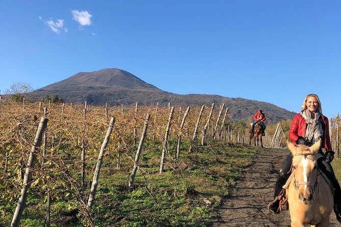 Pompeii Guided Tour & Horse Riding on Vesuvius with Lunch - Terzigno vineyard ride: what you can expect at 400–500 meters