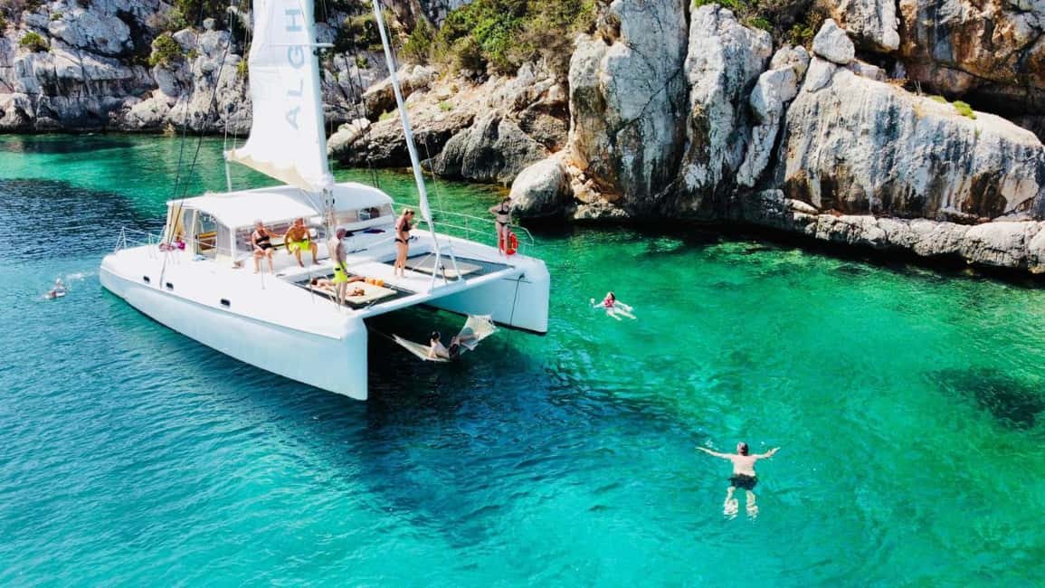 Porto Conte: Half-day catamaran tour with aperitif - Marina di Porto Conte Setup: Where to Find the Catamaran Fast