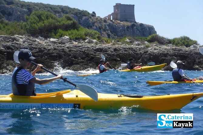Porto Selvaggio kayak tour + cliff diving + cold spring immersion - Porto Selvaggio bay: the cold spring baptism and pine-forest walk