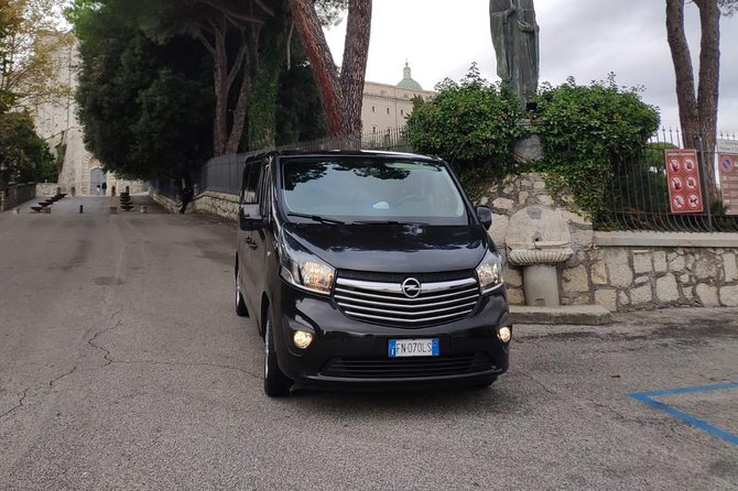 Private Arrival Transfer: Rome Train Station to Hotel - In the car: comfort, luggage, and Rome traffic reality
