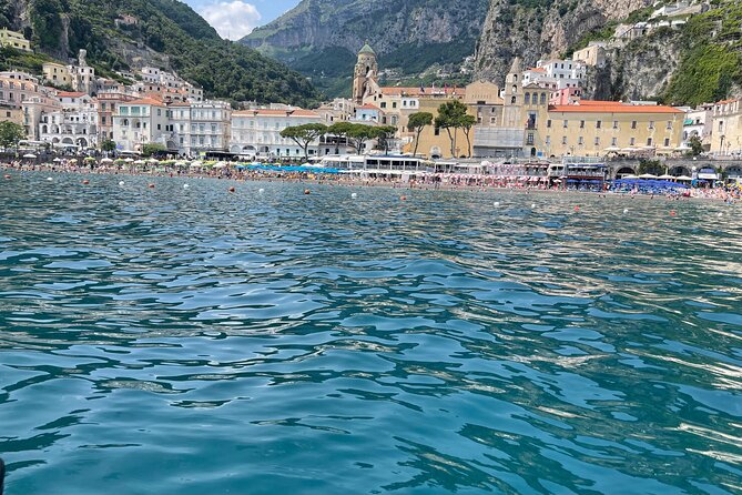 Private boat tour of the Amalfi coast or Capri - Aperitif with prosecco, snacks, and buffalo mozzarella taste