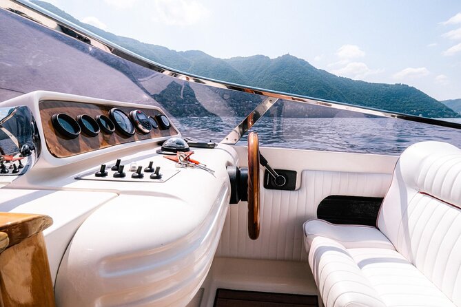 Private Cruise on Lake Como with Speedboat from 1H to 4H - Cernobbio’s skyline: Villa Erba, Villa d’Este, and the Versace link