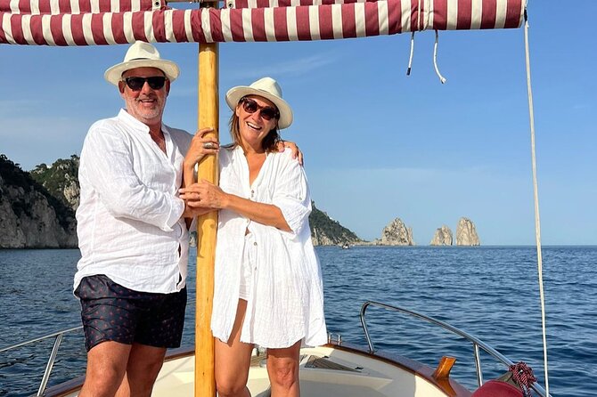 Private Island of Capri Boat Tour for Couples - East-Coast Cruising: The Ancient Rock Arch and the Light-and-Legends Pass-By