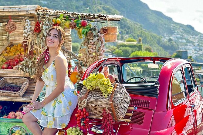 Private Photo Tour on the Amalfi Coast with Fiat 500 - Price and logistics: what $435.54 buys for two