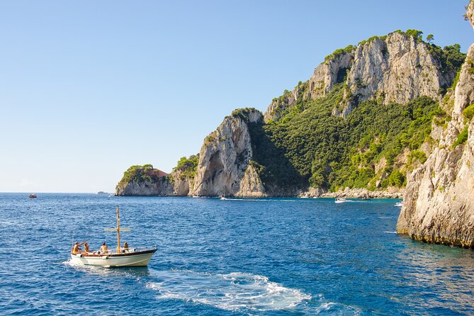 Private Tour: Amalfi Coast to Capri Cruise - Grotto plan: White, Green, and the optional Blue Grotto