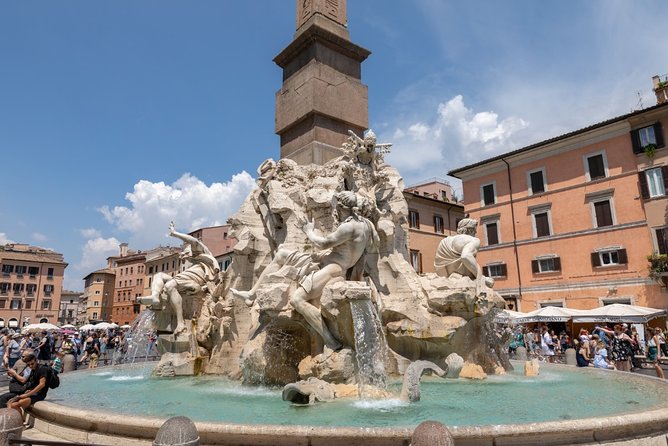 Private Tour: Ancient Rome by Car - Trevi Fountain: coin-toss time, then back out fast