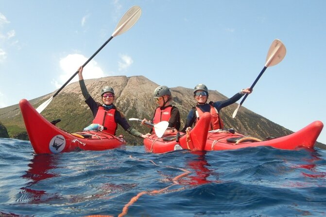 Private Tour explore Vulcano Island by Kayak & Coasteering - First Gear, Then Sea Caves: How the Trip Starts