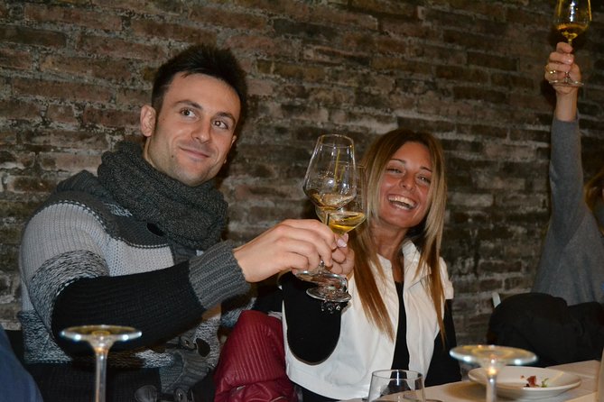 Roman countryside Food & Wine Tasting in a medieval winery - Cantina Castello di Torre in Pietra: walking through wine’s workroom