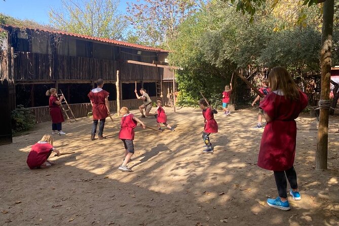 Roman Gladiator School: Learn How to Become a Gladiator - Costume Up: Belt, Tunic, Gloves, and the Rudis