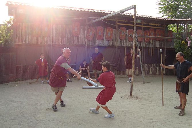 Roman Gladiator School: Learn How to Become a Gladiator - Arena Fighting, Lions, and Optional Tournament Glory