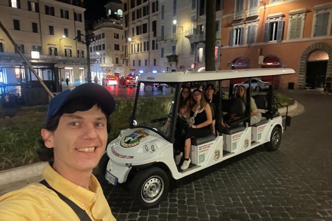Rome 2 hour Golf Cart night tour with Hotel Pickup - Spanish Steps and the opening views from above