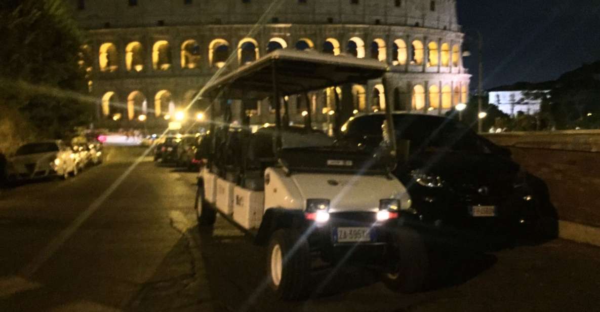Rome: 2-Hour Golf Cart Sightseeing Tour at Night - Key highlights worth planning for